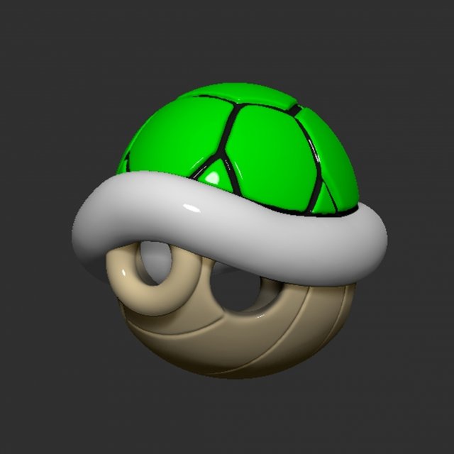 mario tortue coquille koopa troopa 3d impression modèle in figurines 3dexport super frères bros nintendo zbrush vitesse jeu koopatroopa 3D print model - Mito3D