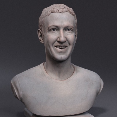 marchio zuckerberg 3d stampa modello in uomo 3dexport facebook muschio celebrità famoso fallimento messaggero carattere umano realistico cancelli ricco figurine falco miniature 3d print model - Mito3D