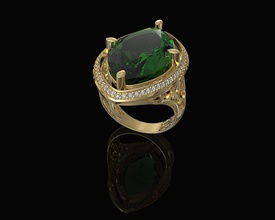 marchesa anello antico 3d stampabile anelli oro argento disco di platino la sterlina gemma pietre preziose brillante donne diamant gioiello antiquariato filligree vintage i gioielli 3d print model - Mito3D