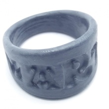 marta ring carving customized 3d print model in rings 3dexport personalized names letters 3d print model - Mito3D