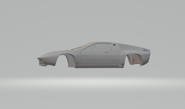 maserati bora fente voiture 3d impression modèle in véhicule 3dexport ferrari roues chaudes moulé pression 3d print model - Mito3D