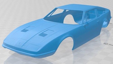 maserati indy 1969 stampabile corpo macchina 3d stampa modello in settore automobilistico 3dexport fessura scalextric tamiya rc miniz passatempo micro 3d print model - Mito3D