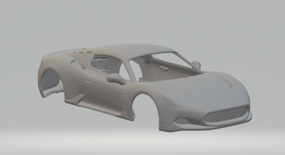 Maserati mc20 3d Yazdır model araç döküm Sıcak tekerlekler yuva slotcar slot car oyuncaklar araba 3dpirnt baskı yazdırılabilir 3d print model - Mito3D