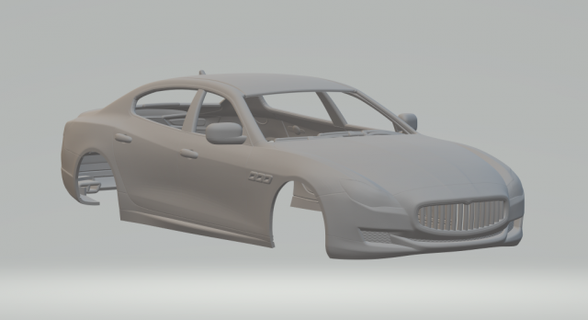 Maserati Türen Fahrzeug Druckguss heiße Reifen Slot Slotcar slot car heiß Spielzeuge Wagen 3dpirnt drucken Drucken druckbar 3d print model - Mito3D
