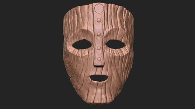 maske 3d yazdır model in figürinler 3dexport jim carrey jimcarrey kara at loki 1994 film fanart sanatı movieprop komik çizgi roman sanat minyatürler 3d print model - Mito3D