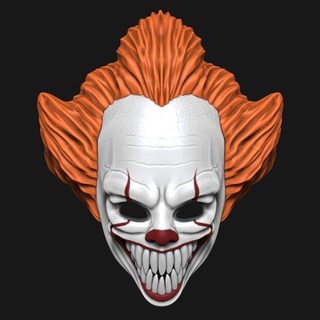 mask pennywise 3d print model - Mito3D
