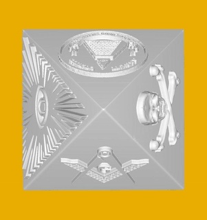 masonic illuminati pyramid Zeichen Logos 3d print model - Mito3D