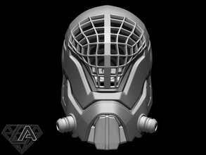 massa personalizzato casco 3d Stampa modello Morte maschera airsoft cosplay Halloween guerriero cavaliere invasore armatura giocattolo 3d print model - Mito3D