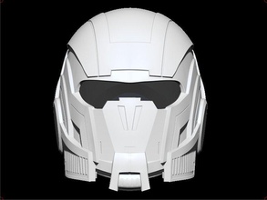 masse n7 helm 3d drucken modell spiel zubehör 3dexport maske airsoft cosplay krieger ritter rüstung spielzeug 3d print model - Mito3D