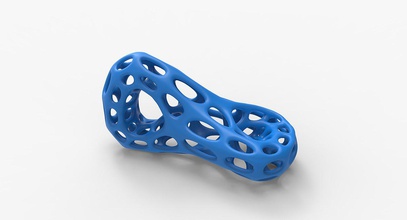 math object 0025 math mathematical mathart voronoi looped abstract geometric object shape geometry infinity loop symbol watertight 3dprintable 3dprint stl stereolithography luxxeon ancient