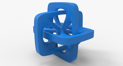 matematica oggetto 002 3d stampa modello in matematico arte 3dexport astratto forma 3dprinting mografo luxxeon geometrico 3d print model - Mito3D