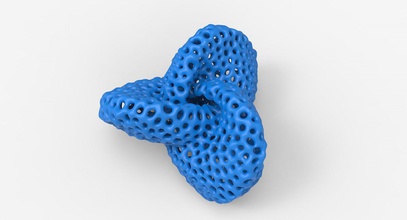 matematik 0036 nesne matematiksel mathart sanat heykel voronoi geometrik desen düğüm torus yonca yazdırılabilir <url> 3dprintable stl tasarımı ve mukavemet hesapları Özet scifi 3d print model - Mito3D