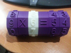 matematica filatore giocattolo 3d stampa modello in 3dexport aggiunta sottrazione moltiplicazione divisione 3d print model - Mito3D