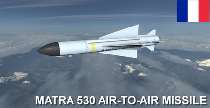 matra 530 air to missile 3d model in projectiles 3dexport french bomb python explosive defence cruise rocketry sidewinder ordnance homing munition patriot amraam brimstone aim projectile 3d print model - Mito3D