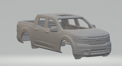 disidente camión tragamonedas fundido presión ruedas calientes espacio slot car caliente juguetes coche vehiculo 3dpirnt impresión imprimible 3d print model - Mito3D