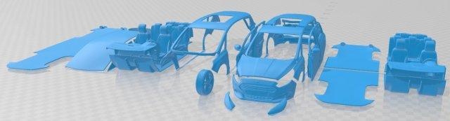 max 2015 imprimible coche vehiculo separar partes automotor espacio scalextric Tamiya rc miniz pasatiempo micro 3d print model - Mito3D