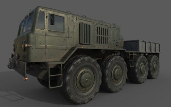 maz 537l 3d modelo in transporte 3dexport 537 maz537 kzkt ruso soviético camión remolque cortacésped vehículo pesado utilidad militar civil equipo diesel motor 3d print model - Mito3D