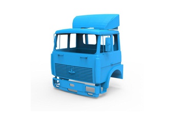 maz 5516 kabin 3d yazdır model in otomotiv 3dexport araç tanıtım videosu araba otomobil kamyon rc tekerlek traktör yazdırılabilir arazi sanayi ağır transporta p32 ordu 3d print model - Mito3D