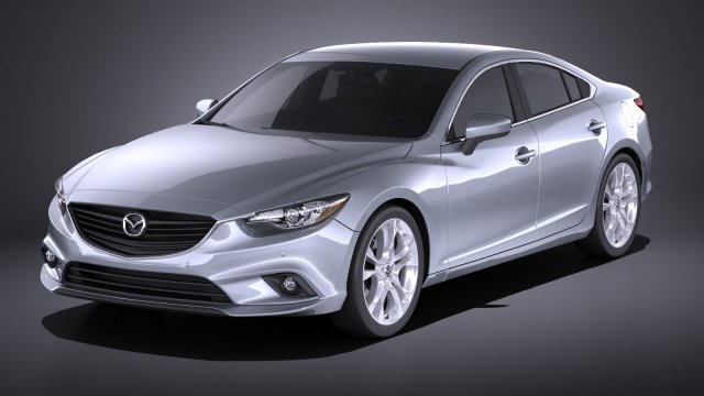 mazda 6 sedan 2015 vray 3d model in 3dexport arabalar 2012 2013 2014 salon japonya araba 3D print model - Mito3D