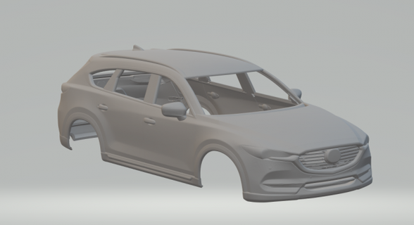 Mazda cx 8 araç döküm Sıcak tekerlekler yuva slotcar slot car oyuncaklar araba 3dpirnt Yazdır baskı yazdırılabilir 3d print model - Mito3D