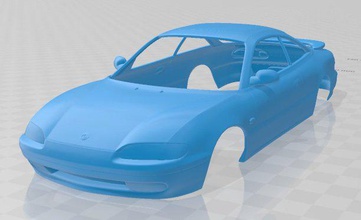 mazda mx 6 1992 imprimible cuerpo coche vehiculo 3d impresión modelo in automotor 3dexport espacio scalextric tamiya rc miniz pasatiempo micro 3d print model - Mito3D