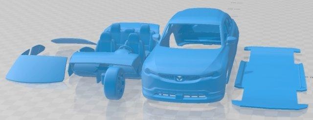 mazda mx 30 2021 imprimible coche vehiculo automotor espacio scalextric Tamiya rc miniz pasatiempo micro 3d print model - Mito3D