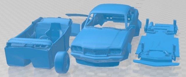 Mazda rx3 deriva 1971 imprimível carro automotivo fenda escalextrico Tamiya rc miniz passatempo micro 3d print model - Mito3D