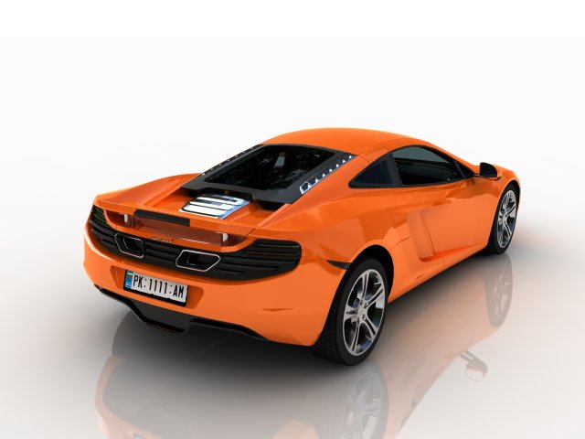 McLaren voiture sport 3D print model - Mito3D