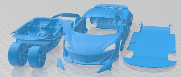 mclaren 600 lt 2019 printable car automotive slot scalextric tamiya rc miniz hobby micro 3d print model - Mito3D