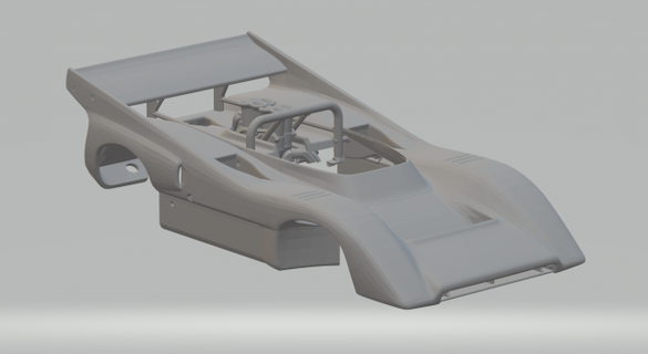 McLaren m8 araç döküm slotcar Sıcak tekerlekler minyatürler yuva Yazdır basılı 3d print model - Mito3D