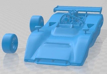mclaren m8c 1970 imprimível carro automotivo diorama modelagem passatempo sólido escala modelo 3d print model - Mito3D