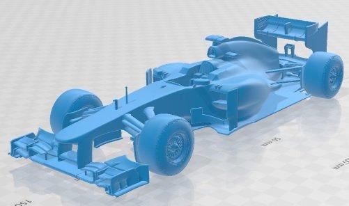 McLaren mp4 27 imprimible coche vehiculo automotor espacio scalextric Tamiya rc miniz pasatiempo micro 3d print model - Mito3D