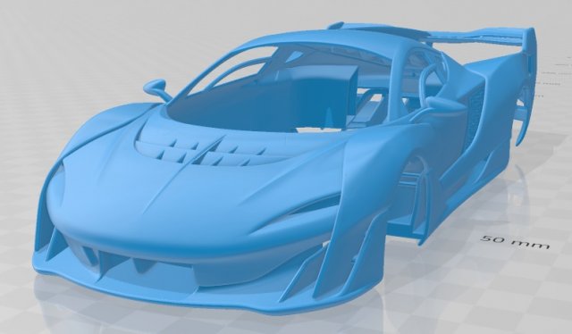 mclaren sabre 2021 imprimable corps voiture 3d impression modèle in automobile 3dexport fente scalextric tamiya rc miniz loisir micro 3D print model - Mito3D