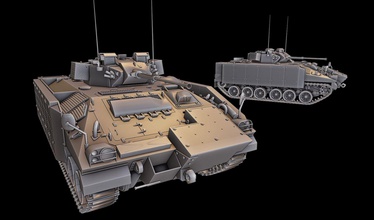 mcv-80 warrior 3 tanks 3d print model in vehicle 3dexport war thunder wow wows models modeling printing toy panzer panzerkampfwagen 3d print model - Mito3D