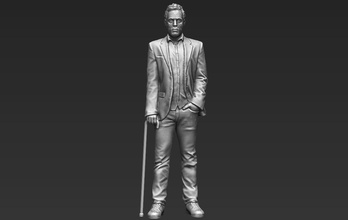 md gregory house 3d printing ready stl obj print model in figurines 3dexport tv series famous celebrity doctor cuddy foreman medical disease hollywood movie actor laurie hugh 3d print model - Mito3D