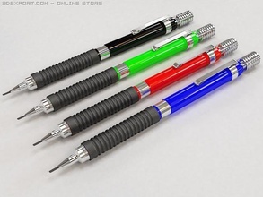 mechanical pencil pen write office work draw vray pentel pilot papermate bic staedtler 3d print model - Mito3D