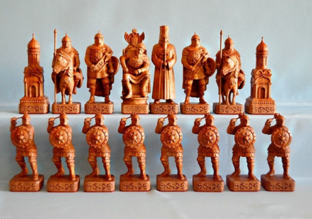 medievale scacchi stl 3d Stampa modello tavola Giochi crociata gioco arte vescovo Regina re cavaliere pedone torre 3d print model - Mito3D