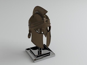medievale casco 3d modello in armatura 3dexport bronzo vecchio vintage gioco 3d print model - Mito3D