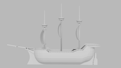 medieval ship 3d model in battleship 3dexport historical maritime nautical vessel sail wooden ancient transportation adventure exploration seafaring render digital art game asset 3d print model - Mito3D
