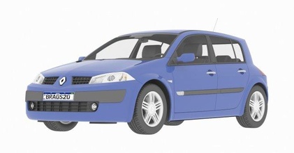 megano 3d modelo in compactar carros 3dexport carro 3d print model - Mito3D