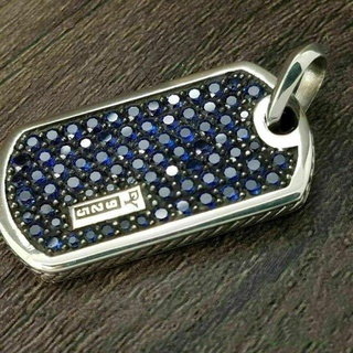 men dog tag diamond pendant pendants antique luxury rapper hiphop jewelry necklace gemstone elegant celebrity style jewellery bling gem urban custom 3d print model - Mito3D