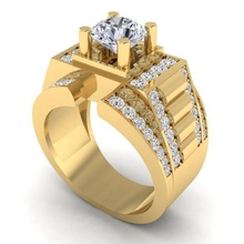 Männer Ring mrd1 4 Ringe Design Diamanten Schmuck Luxus romantisch Hochzeit Gold Platin Silber Roségold Sammlung Jahrgang Ohrring Armband Anhänger Halskette Armreifen Charme cad 3d print model - Mito3D