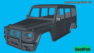 mercedes-benz g500 4x4 3d print model in automotive 3dexport 44 gelendvagen game car man boy stl fbx 3ds obj g-class body 3d print model - Mito3D