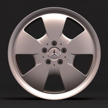 mercedes amg albali ruota stampabile cerchio disco Stampa 3dprint modellino in scala pressofuso diorama hotwheels tamiya carrim passatempo Fai benz 3d print model - Mito3D