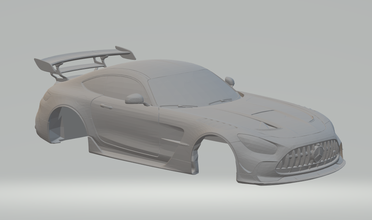 mercedes amg gtr siyah dizi 2020 3d yazdır model in araç 3dexport döküm sıcak tekerlekler scx radyo kontrol tamya yazdırılabilir araba yuva slotcar slotcars jetta 3d print model - Mito3D