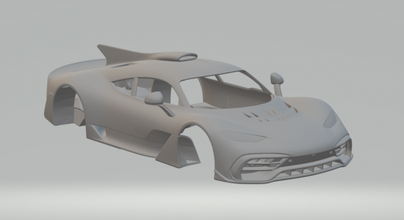 mercedes amg proje 3d yazdır model in araç 3dexport döküm slot car slotcar yuva araba sıcak tekerlekler rc hiper arabalar slr lemans sls yarış f1 3d print model - Mito3D