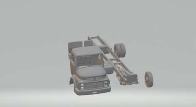 mercedes benz 1113 takım 3d yazdır model in araç 3dexport döküm slot car slotcar yuva araba sıcak tekerlekler rc kamyon nakliyatçı 3d print model - Mito3D