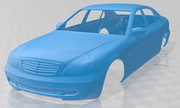 mercedes benz class 2003 printable body car slot scalextric tamiya rc miniz hobby micro 3d print model - Mito3D