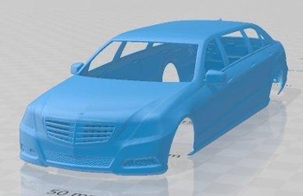 mercedes benz clase Binz limusina 2009 imprimible cuerpo coche vehiculo espacio scalextric Tamiya rc miniz pasatiempo micro 3d print model - Mito3D
