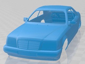 mercedes benz clase cupé 1993 imprimible cuerpo coche vehiculo espacio scalextric Tamiya rc miniz pasatiempo micro 3d print model - Mito3D